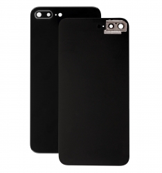 Задняя крышка iPhone 8 Plus стеклянная, легкая установка, черная (CE)