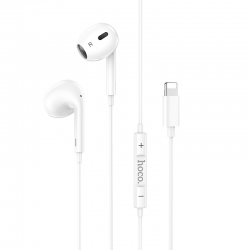 Наушники HOCO M1 Max Original Series Earphone Lightning, белые