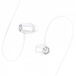 Наушники HOCO M88 Graceful universal earphones with mic., белые