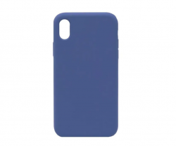 Чехол силиконовый гладкий Soft Touch iPhone XR, космический синий №35 Чехол силиконовый гладкий Soft Touch iPhone XR, космический синий №35
