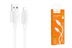 USB кабель Lightning HOCO X107 (100см. 2.4A)., белый USB кабель Lightning HOCO X107 (100см. 2.4A)., белый