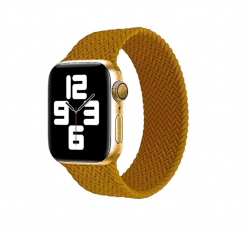 Ремешок тканевый для Apple Watch 38 мм/ 40 мм "Монобраслет" (155мм), коричневый Ремешок тканевый для Apple Watch 38 мм/ 40 мм "Монобраслет" (155мм), коричневый