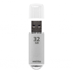 USB флеш-накопитель Smartbuy 32 GB USB 2.0 V-Cut, серебристый
