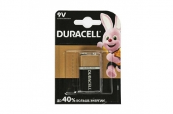 Батарейка Duracell 6LR61/1BL MN1604 крона (9V, алкалиновая) 1 шт Батарейка Duracell 6LR61/1BL MN1604 крона (9V, алкалиновая) 1 шт