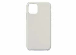 Чехол силиконовый гладкий Soft Touch iPhone 11 Pro, светло-серый (без логотипа)