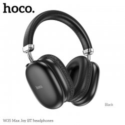 Беспроводные внешние наушники HOCO W35 Max Joy wireless headphones, черные Беспроводные внешние наушники HOCO W35 Max Joy wireless headphones, черные