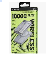 Внешний аккумулятор Power Bank REMAX fp-109 с подставкой 10000 мА·ч серый