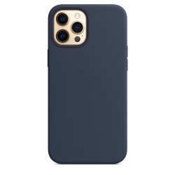 Чехол силиконовый гладкий Soft Touch iPhone 12 Pro, синий №20 (закрытый низ) Чехол силиконовый гладкий Soft Touch iPhone 12 Pro, синий №20 (закрытый низ)
