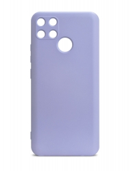 Чехол силиконовый гладкий Soft Touch Realme C25S, сиреневый