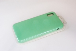 Чехол силиконовый гладкий Soft Touch iPhone XR, светло-зеленый №50 Чехол силиконовый гладкий Soft Touch iPhone XR, светло-зеленый №50