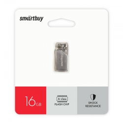 USB флеш-накопитель Smartbuy 16 GB USB 2.0 MU30 Metal, серый