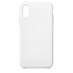 Чехол силиконовый гладкий Soft Touch iPhone X/ XS, белый (без логотипа) Чехол силиконовый гладкий Soft Touch iPhone X/ XS, белый (без логотипа)