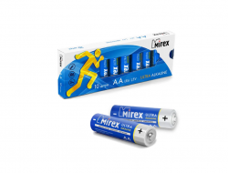 Батарейка Mirex LR6 AA/ пальчиковая (1.5v, алкалиновая) 1 шт