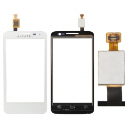 Тачскрин Alcatel OT 5020/ 5020D, Белый Тачскрин Alcatel OT 5020/ 5020D, Белый
