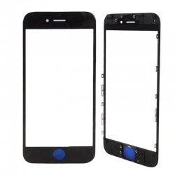 Стекло дисплея для переклейки iPhone 5S в сборе с тачскрином и рамкой, черное Стекло дисплея для переклейки iPhone 5S в сборе с тачскрином и рамкой, черное