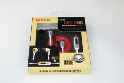 Наушники BEATS by dr. dre MD-A98 с микрофоном, белые Наушники BEATS by dr. dre MD-A98 с микрофоном, белые