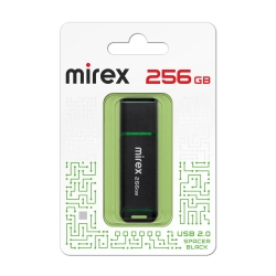 USB флеш-накопитель Mirex Drive SPACER BLACK 256 GB, черный