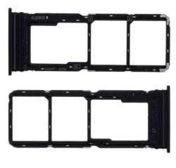 Держатель Sim для Vivo Y31 2021 (V2036), черный