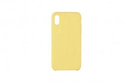 Чехол силиконовый гладкий Soft Touch iPhone XR, светло-желтый №51 Чехол силиконовый гладкий Soft Touch iPhone XR, светло-желтый №51