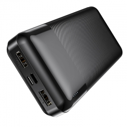 Внешний аккумулятор Power Bank 20000 mAh HOCO J72a Easy Travel, черный Внешний аккумулятор Power Bank 20000 mAh HOCO J72a Easy Travel, черный