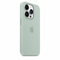 Чехол силиконовый MagSafe Soft Touch с анимацией iPhone 14 Pro, мятный