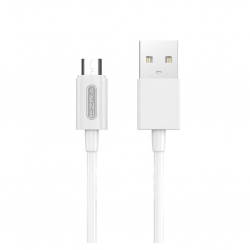 USB кабель micro USB EZRA DC-128 2.1A 200см, белый