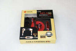 Наушники BEATS by dr. dre MD-A98 с микрофоном, красные Наушники BEATS by dr. dre MD-A98 с микрофоном, красные