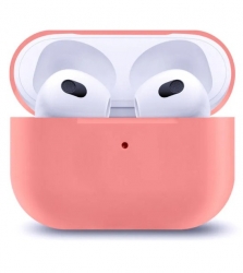 Чехол-бокс для Apple Airpods 3 силиконовый, нектарин №5