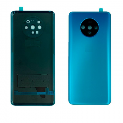 Задняя крышка в сборе со стеклом камеры OnePlus 7T (Голубой) Premium (Org)