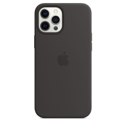 Чехол силиконовый MagSafe Matte iPhone 12 Pro, черный Чехол силиконовый MagSafe Matte iPhone 12 Pro, черный
