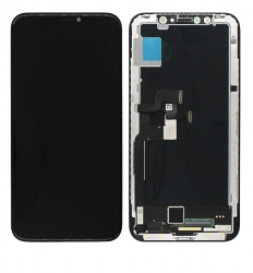 Дисплей iPhone X в сборе с тачскрином, Черный (Soft OLED GX)