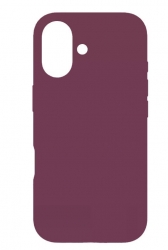 Чехол силиконовый гладкий Soft Touch iPhone 17, слива (закрытый низ)