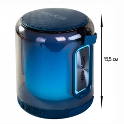 Колонка портативная WALKER WSP-180 Bluetooth, синяя Колонка портативная WALKER WSP-180 Bluetooth, синяя
