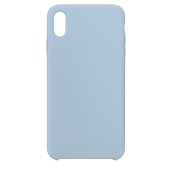 Чехол силиконовый гладкий Soft Touch iPhone X/ XS, голубой (без логотипа) Чехол силиконовый гладкий Soft Touch iPhone X/ XS, голубой (без логотипа)