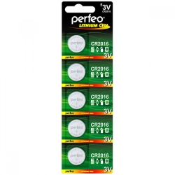 Батарейка Perfeo CR2016/5BL (3v, литиевая) упаковка 5 шт Батарейка Perfeo CR2016/5BL (3v, литиевая) упаковка 5 шт