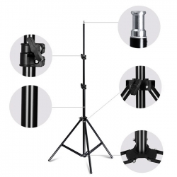 Штатив тренога WALKER WLTR-21 для кольцевой лампы (200cм) Штатив тренога WALKER WLTR-21 для кольцевой лампы (200cм)