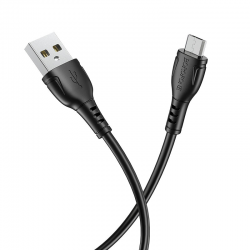 USB кабель micro USB BOROFONE BX51 Triumph (100см), черный