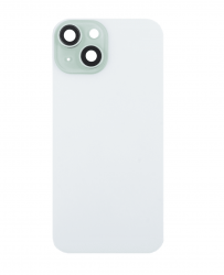 Задняя крышка iPhone 15 легкая установка, в сборе со стеклом камеры и MagSafe, Зеленый (Org)
