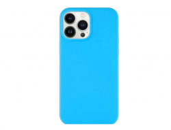 Чехол силиконовый гладкий Soft Touch iPhone 13 Pro, голубой №16 Чехол силиконовый гладкий Soft Touch iPhone 13 Pro, голубой №16