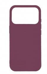 Чехол силиконовый гладкий Soft Touch iPhone 17 Pro, слива (закрытый низ)