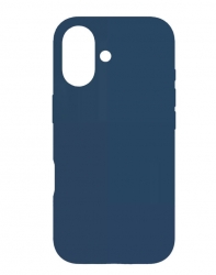 Чехол силиконовый гладкий Soft Touch iPhone 17, звездно-синий (закрытый низ)