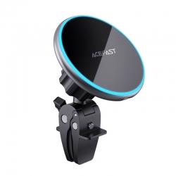 Держатель автомобильный ACEFAST D3 magnetic wireless charging car holder, серый Держатель автомобильный ACEFAST D3 magnetic wireless charging car holder, серый