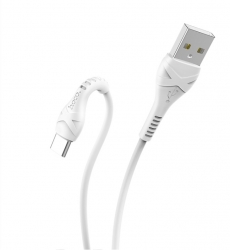 USB кабель Type-C HOCO X37 Cool pover (100см. 3A), белый USB кабель Type-C HOCO X37 Cool pover (100см. 3A), белый