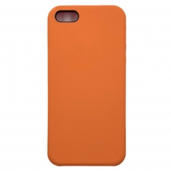 Чехол силиконовый гладкий Soft Touch iPhone 5/ 5S/ SE, персиковый №56 Чехол силиконовый гладкий Soft Touch iPhone 5/ 5S/ SE, персиковый №56