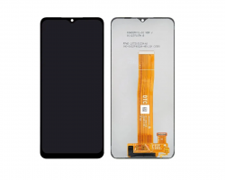 Дисплей Samsung A125F GALAXY A12 в сборе с тачскрином БЕЗ РАМКИ, Черный (OR100%)