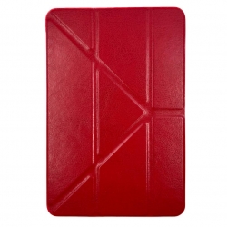 Чехол книжка iPad mini 4 кож.зам - пластик красная