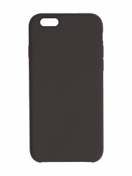 Чехол силиконовый гладкий Soft Touch iPhone 6/ 6S, темно-серый (без логотипа)