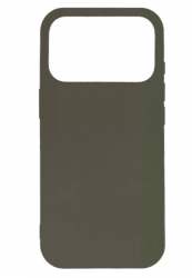 Чехол силиконовый гладкий Soft Touch iPhone 17 Pro Max, глина (закрытый низ)