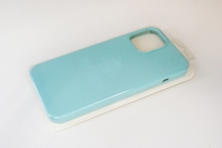 Чехол силиконовый гладкий Soft Touch iPhone 12 Pro Max, мятный №21 (закрытый низ)