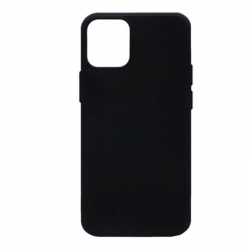 Чехол силиконовый тонкий iPhone 13 Pro Max, черный
